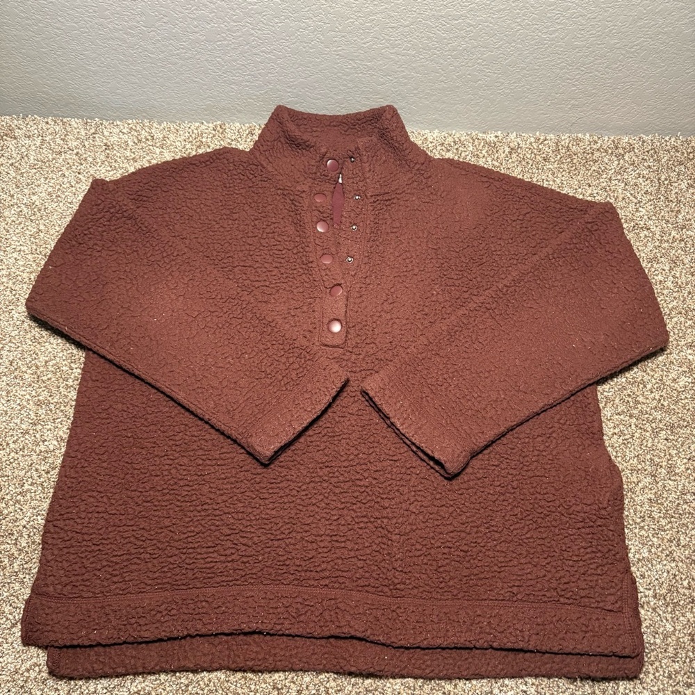 Aerie Women’s Medium Brown Knit Sweater - Picture 2 of 10